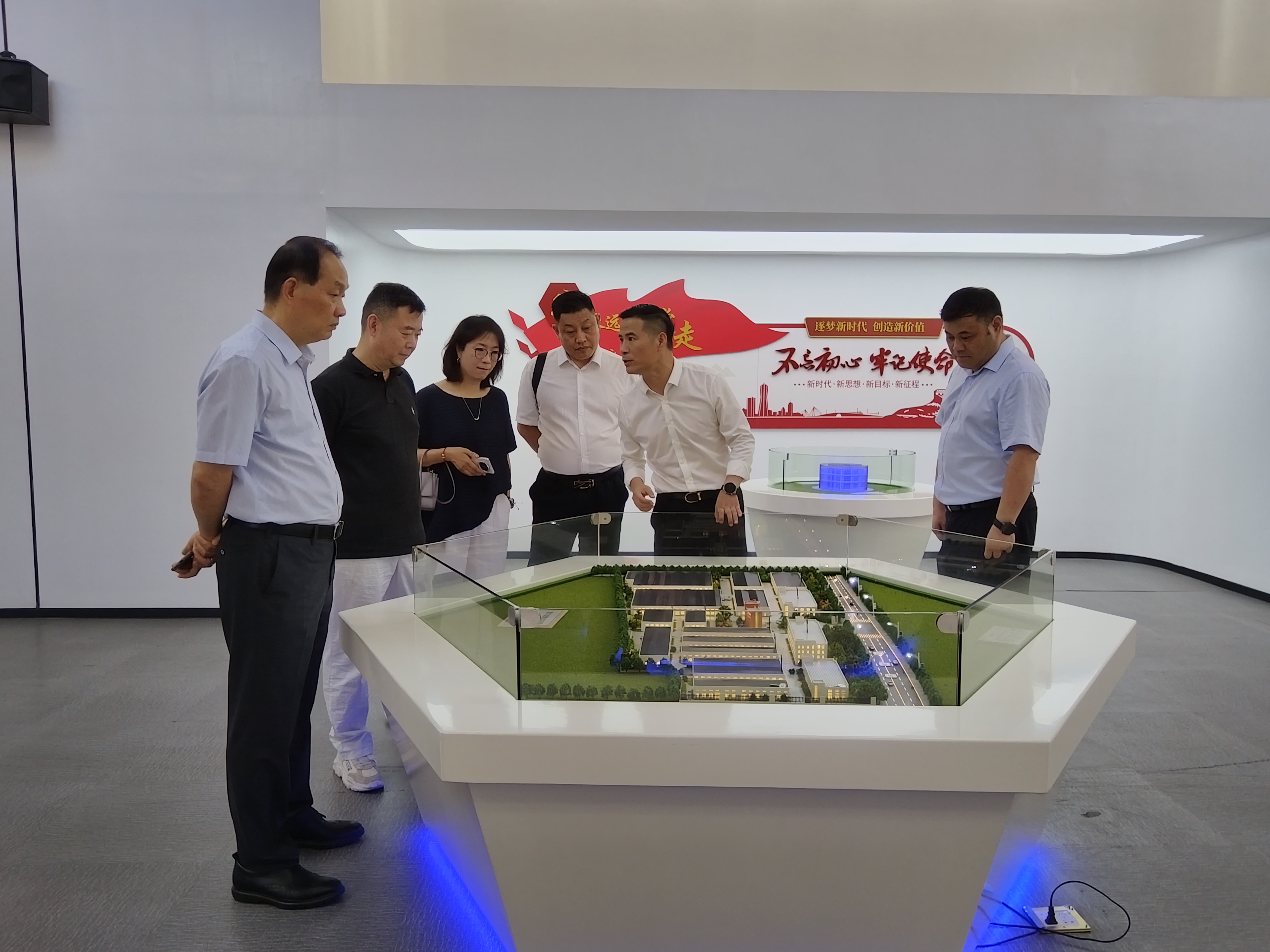 浙江游览投资集团副总经理蔡耘一行光临3499拉斯维加斯文创集团调研领导