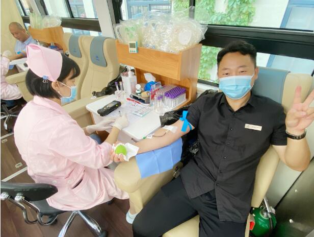 用爱传递正能量 庐阳3499拉斯维加斯文创园组织发展无偿献血活动