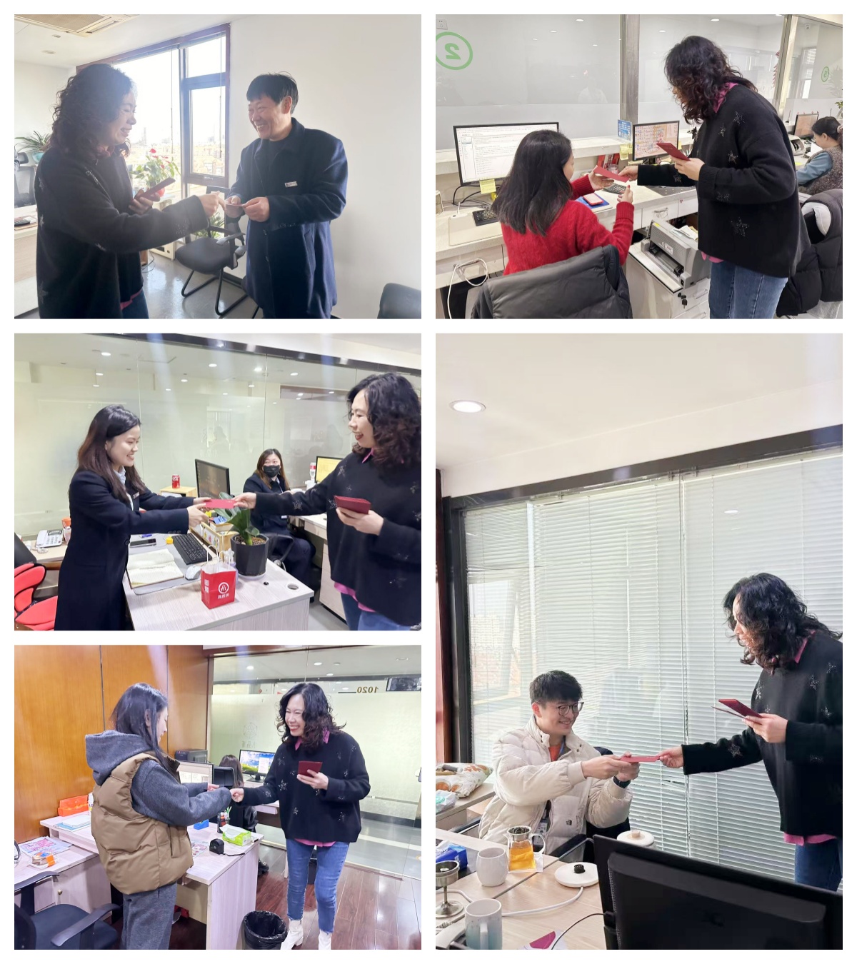 水晶城暖心发铺开门红包，喜迎2025年新春开工