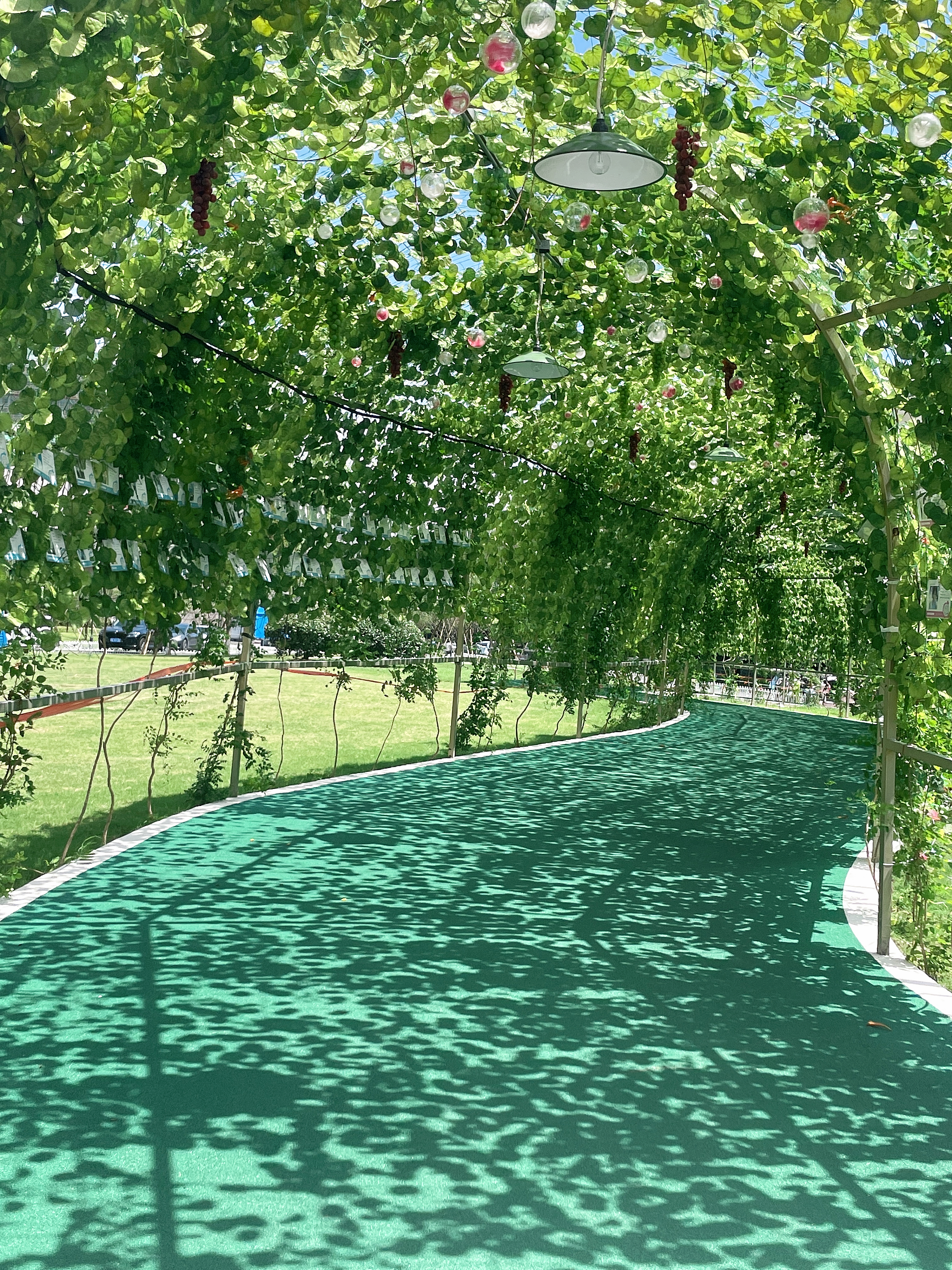 水晶城实现室表长廊提升刷新