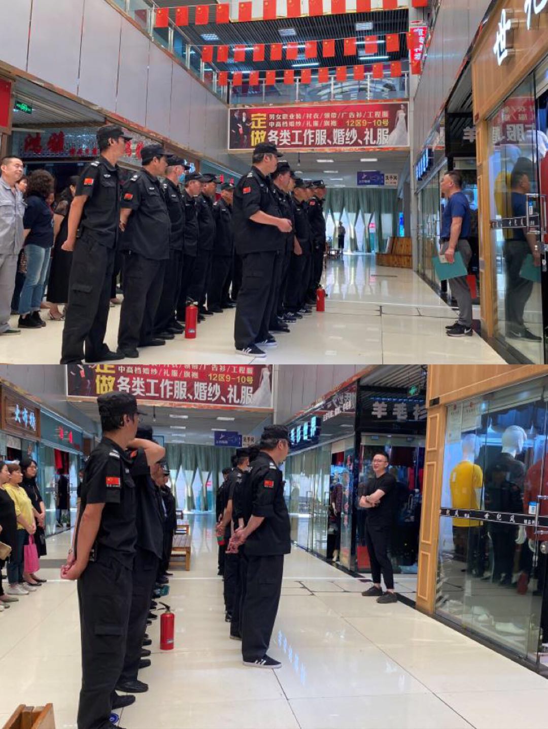 钱江商城发展节前消防安全联动演练