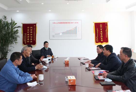 常州市人大常委会副主任盛建良一行来尊龙凯时调研复工复产情况