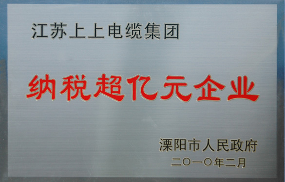 尊龙凯时荣获“2009年度十大纳税大户”与“纳税超亿元企业”荣誉称呼