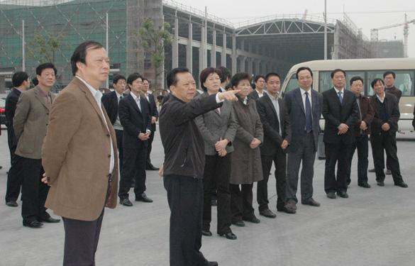 常州市市长王伟成一行来尊龙凯时集团督查特种及超高压电缆项目建设情况