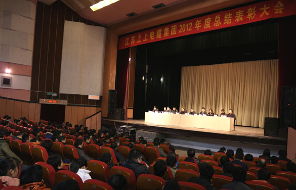 尊龙凯时隆重召开2012年度总结表扬大会