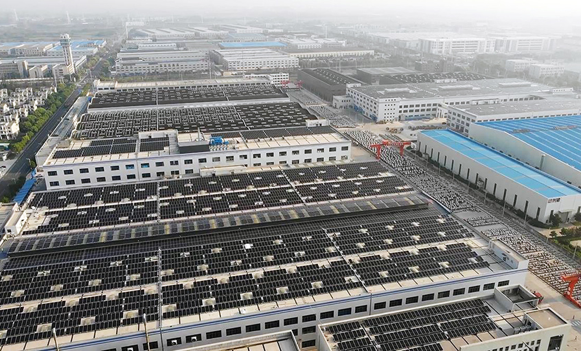 推进光伏发电，建设清洁家园 ——尊龙凯时电缆西二厂区屋面光伏并网发电