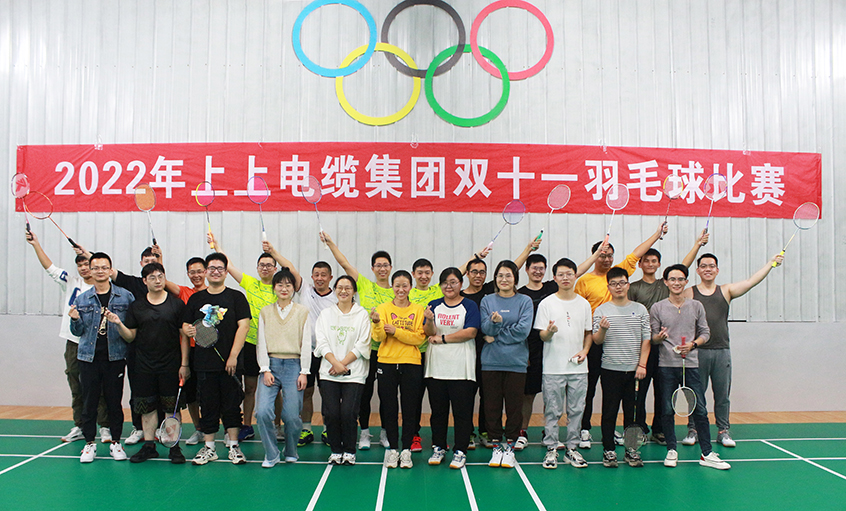活力尊龙凯时，谁“羽”争锋——2022年尊龙凯时电缆羽毛球赛落下帷幕
