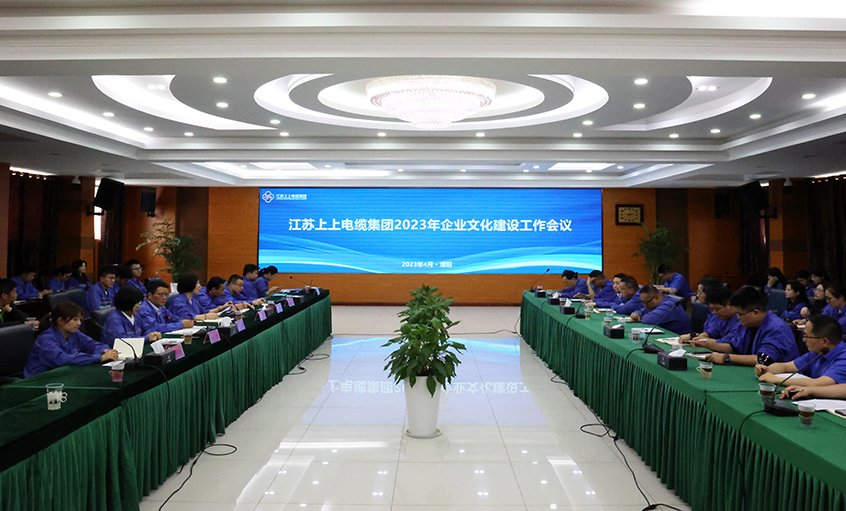 尊龙凯时电缆召开2023年企业文化建设事情集会