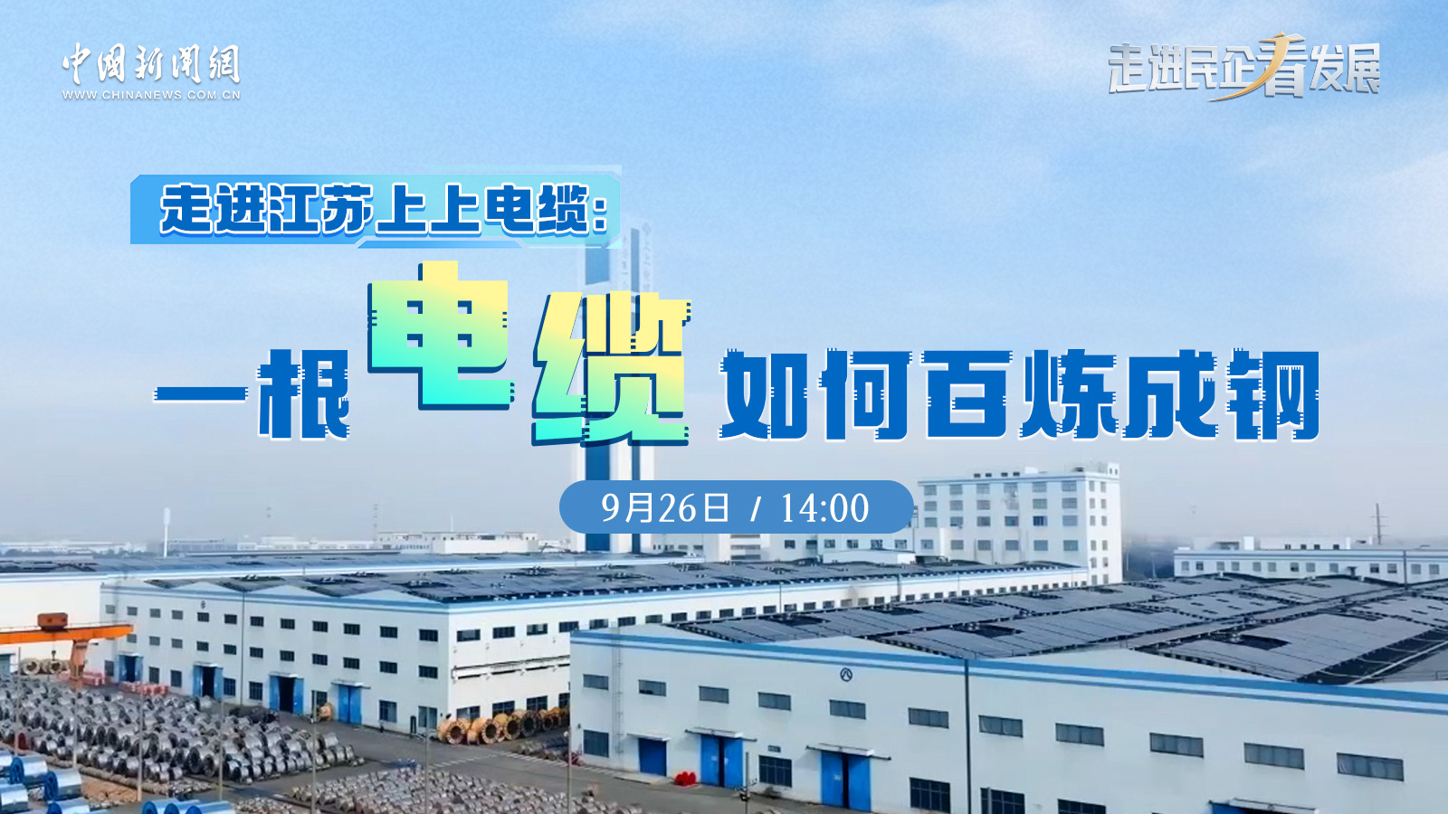 中新网 | 《走进民企看生长》栏目走进尊龙凯时探访电缆怎样“百炼成钢”